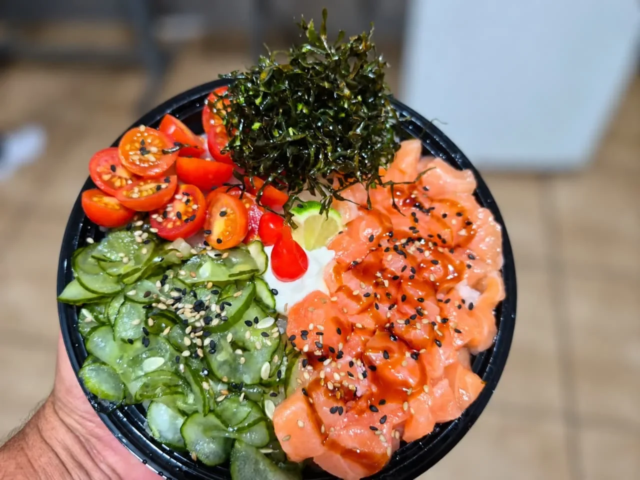 Poke de Salmão Fresco